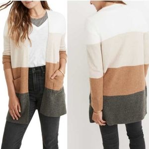Madewell Kent Colorblock Cardigan